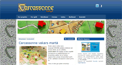 Desktop Screenshot of carcassonne.lv